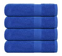 vidaXL Toallas de ducha FROGN 4 uds azul 70x140 cm 360 g/m²