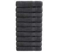 vidaXL Toallas de ducha SOLUND 10 uds antracita 70x140 cm 600 gsm