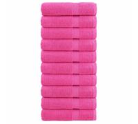 vidaXL Toallas de ducha SOLUND 10 unidades rosa 70x140 cm 600 gsm