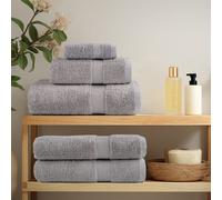 vidaXL Toallas de ducha SOLUND 2 uds gris 70x140 cm 600 gsm