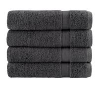vidaXL Toallas de ducha SOLUND 4 uds antracita 70x140 cm 600 gsm