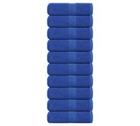 vidaXL Toallas de invitados FROGN 10 uds azul 30x50 cm 360 g/m²