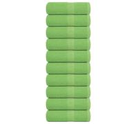 vidaXL Toallas de invitados FROGN 10 uds verde manzana 30x50 cm 360 g/m²