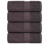 vidaXL Toallas de invitados FROGN 4 uds antracita 30x50 cm 360 g/m²