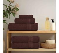 vidaXL Toallas de invitados FROGN marrón 30x50 cm 360 g/m²