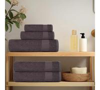 vidaXL Toallas de mano FROGN 10 uds antracita 50x100 cm 360 g/m²