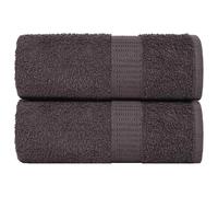 vidaXL Toallas de mano FROGN 2 uds antracita 30x30 cm 360 g/m²