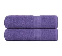 vidaXL Toallas de mano FROGN 100% algodón 50x100 cm 360 g/m² 2 uds púrpura