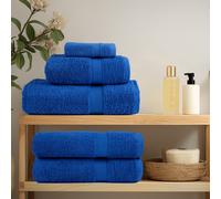 vidaXL Toallas de mano premium SOLUND 10 uds azul 30x30 cm 600 g/m²
