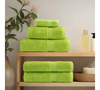 vidaXL Toallas de mano premium SOLUND 10 uds verde manzana 30x30 cm