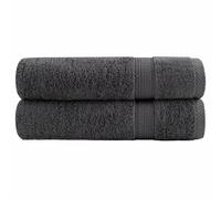 vidaXL Toallas de mano SOLUND 2 uds antracita 50x100 cm 600 gsm