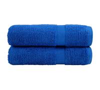 vidaXL Toallas de mano SOLUND 2 uds azul 50x100 cm 600 gsm