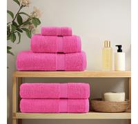 vidaXL Toallas de mano SOLUND 2 unidades rosa 50x100 cm 600 gsm