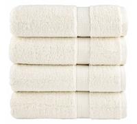 vidaXL Toallas de mano SOLUND 4 unidades crema 50x100 cm 600 gsm