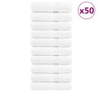 vidaXL Toallas de mano 50 uds 100% algodón 50x100 cm 600 gsm toalla Color Antracita, Blanco, y mas