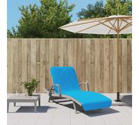 vidaXL Toallas de playa 2 uds tela turquesa 400 g/m² 75x200 cm