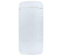 vidaXL Toallas de playa 2 uds de tela color blanco 400 g/m² 75x200 cm