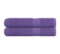 vidaXL Toallas de sauna FROGN 2 uds morado 80x200 cm 360 g/m²