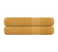 vidaXL Toallas de sauna FROGN 2 uds oro 80x200 cm 360 g/m²