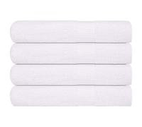 vidaXL Toallas de sauna FROGN 4 uds blanco 80x200 cm 360 g/m²