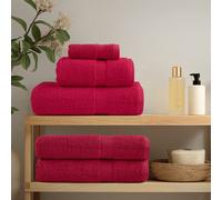 vidaXL Toallas de sauna SOLUND 2 unidades rojo 80x200 cm 600 gsm