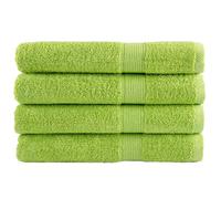 vidaXL Toallas de sauna SOLUND 4 uds verde manzana 80x200 cm 600 gsm