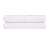 vidaXL Toallas FROGN 2 uds blanco 100x200 cm 360 g/m²