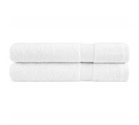 vidaXL Toallas premium SOLUND 2 uds blanco 100x200 cm 600 gsm