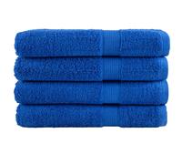 vidaXL Toallas premium SOLUND 4 uds azul 100x200 cm 600 gsm