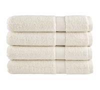 vidaXL Toallas premium SOLUND 4 unidades crema 100x200 cm 600 gsm