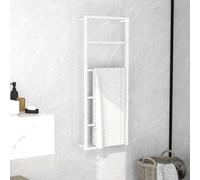 vidaXL Toallero Blanco 45x10x115 cm Acero