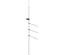 vidaXL Toallero de Aluminio 47x280 cm, Colgador de Toallas, toallero de pie, toallero Estrecho, toallero de pie, toallero Vertical, toallero de baño