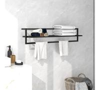 vidaXL Toallero de Hierro Estantes Almacenamiento para Secado Ropa Color Blanco, Negro, y mas