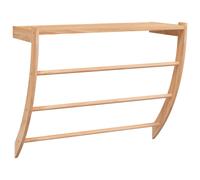 vidaXL Toallero de madera maciza nogal 60x25,5x49 cm