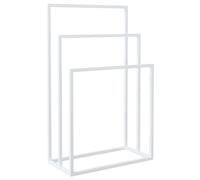 vidaXL Toallero de Pie de Hierro Estantes Almacenamiento para Ropa Color Blanco, Dorado, Negro y mas