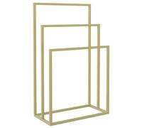 vidaXL Toallero de pie de hierro 48x24x79 cm Dorado