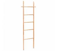 vidaXL Toallero escalera madera maciza de nogal 170 cm