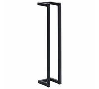 vidaXL Toallero de Hierro Negro 12,5x12,5x60 cm