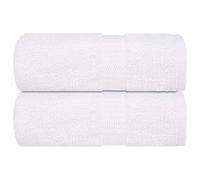 vidaXL Toallitas de baño FROGN 2 uds blanco 15x21 cm 360 g/m²