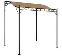 vidaXL Toldo acero y tela 2x2,3 m 180 g/m² cenador Color Crema, Antracita, Taupé y mas
