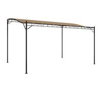 vidaXL Toldo acero y tela 4x3 m 180 g/m² cenador Color Crema, Antracita, Taupé y mas