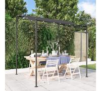 vidaXL Toldo cenador acero y tela 2x2,3 m 180 g/m² – Crema, Antracita, Taupé y más