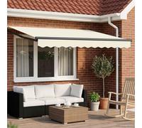 vidaXL: Toldo articulado manual con luces LED, 3,5 x 2,5 metros