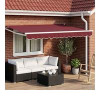 vidaXL: Toldo articulado manual con luces LED, 3,5 x 2 metros