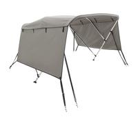 vidaXL Toldo Bimini 3 arcos con paredes laterales 183x(185-198)x137 cm para barco