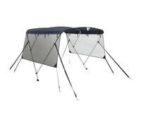 vidaXL Toldo Bimini 3 Arcos con Paredes Laterales de Malla