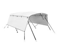 vidaXL Toldo bimini 4 arcos con paredes laterales 243x(170-182)x137 cm