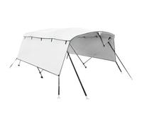vidaXL Toldo Bimini 4 Arcos con Paredes Laterales 243x(230-244) x137 cm, toldo Bimini para Barco, toldo Bimini para Barco, toldo Bimini en Barco