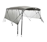 vidaXL Toldo Bimini 4 Arcos con Paredes Laterales de Malla