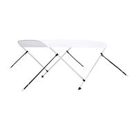 vidaXL Toldo Bimini de 2 Arcos Blanco 150x120x110 cm